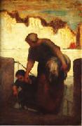 Honore  Daumier The Laundress oil painting picture wholesale